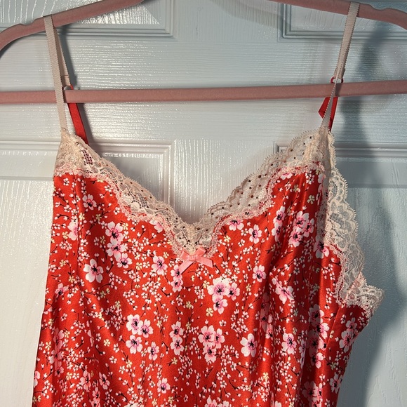 Victoria’s Secret Y2K cherry blossom mini slip dress with bows and gems Medium - Picture 12 of 17